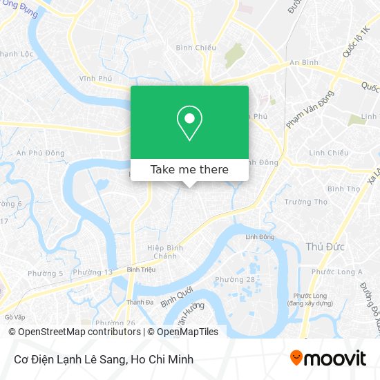 Cơ Điện Lạnh Lê Sang map