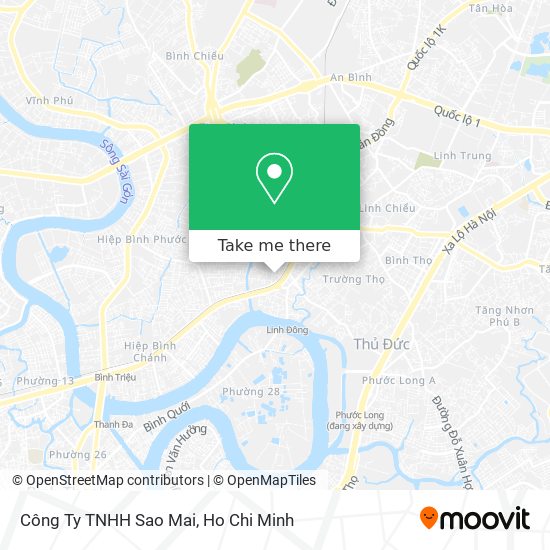 Công Ty TNHH Sao Mai map