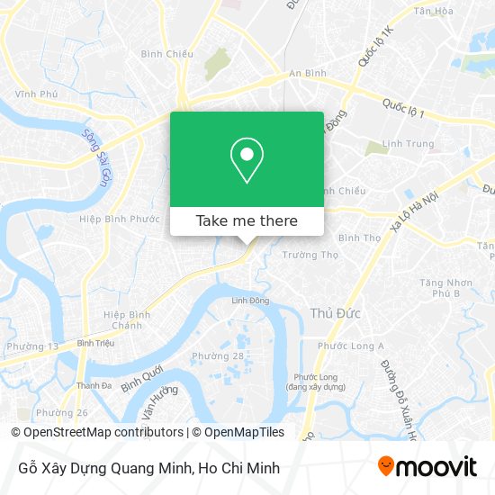 Gỗ Xây Dựng Quang Minh map