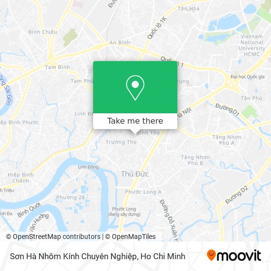 Sơn Hà Nhôm Kính Chuyên Nghiệp map