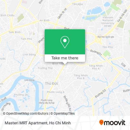 Masteri MRT Apartment map