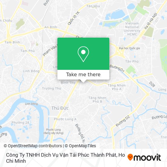 Công Ty TNHH Dịch Vụ Vận Tải Phúc Thành Phát map