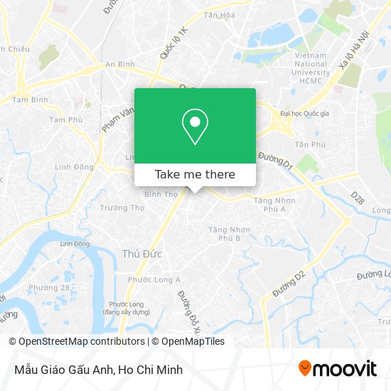 Mẫu Giáo Gấu Anh map