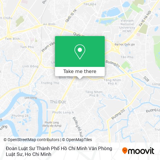 Đoàn Luật Sư Thành Phố Hồ Chí Minh Văn Phòng Luật Sư map