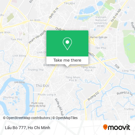 Lẩu Bò 777 map