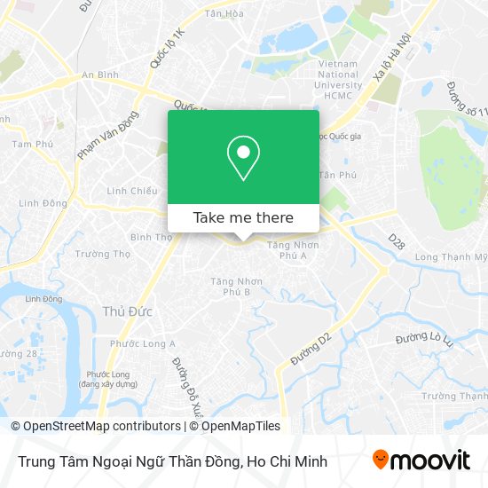 Trung Tâm Ngoại Ngữ Thần Đồng map