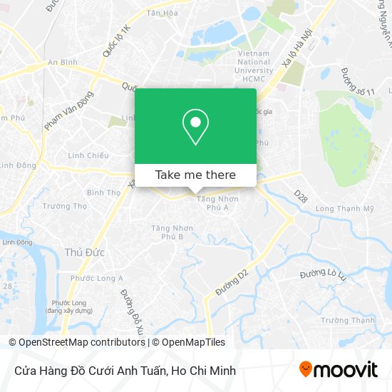 Cửa Hàng Đồ Cưới Anh Tuấn map