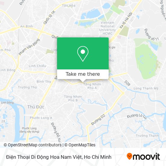 Điện Thoại Di Động Hoa Nam Việt map