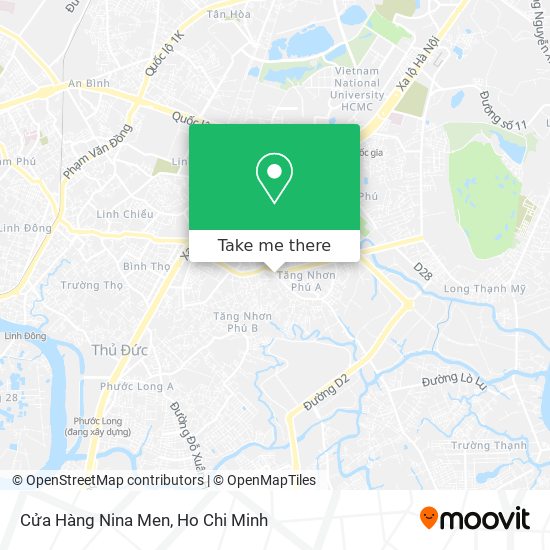 Cửa Hàng Nina Men map