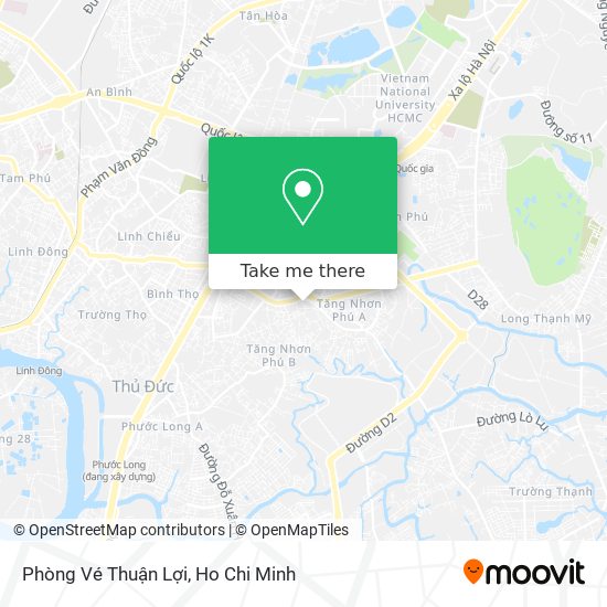 Phòng Vé Thuận Lợi map