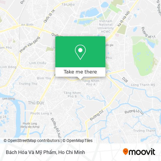 Bách Hóa Và Mỹ Phẩm map