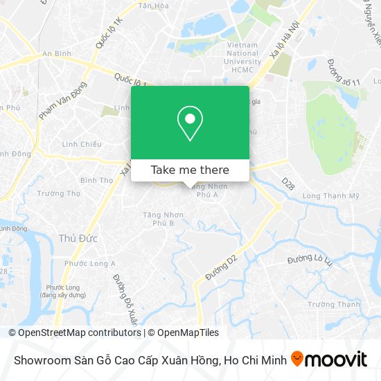 Showroom Sàn Gỗ Cao Cấp Xuân Hồng map