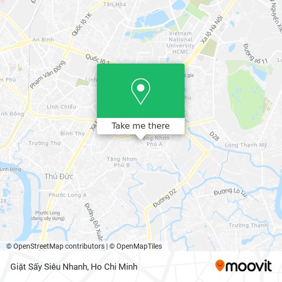 Giặt Sấy Siêu Nhanh map