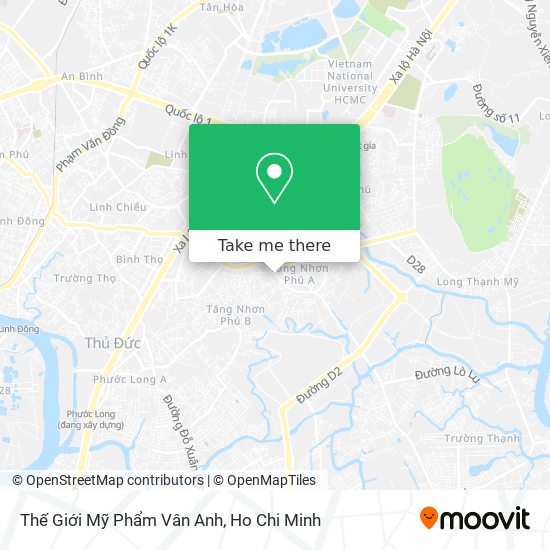 Thế Giới Mỹ Phẩm Vân Anh map