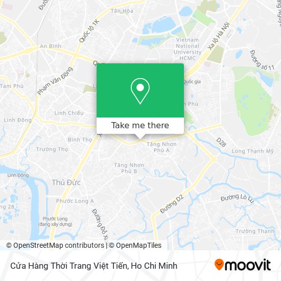 Cửa Hàng Thời Trang Việt Tiến map