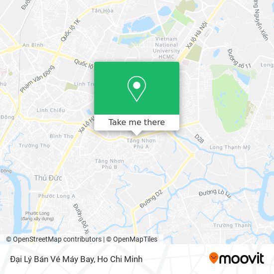 Đại Lý Bán Vé Máy Bay map