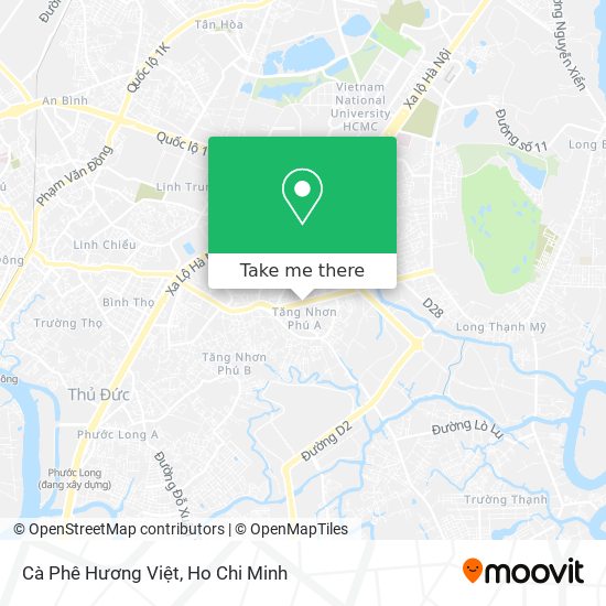 Cà Phê Hương Việt map