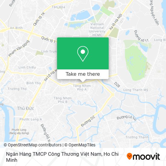 Ngân Hàng TMCP Công Thương Việt Nam map