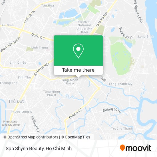 Spa Shynh Beauty map