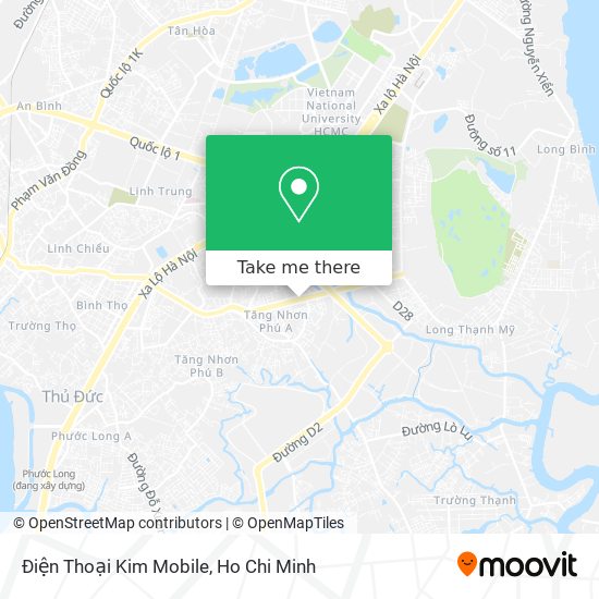 Điện Thoại Kim Mobile map