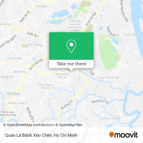 Quán Lá Bánh Xèo Chén map