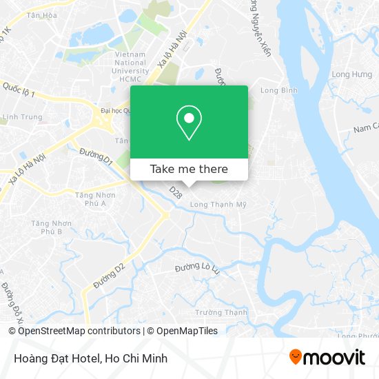 Hoàng Đạt Hotel map