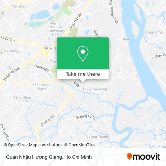 Quán Nhậu Hương Giang map