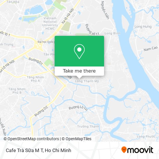 Cafe Trà Sữa M T map