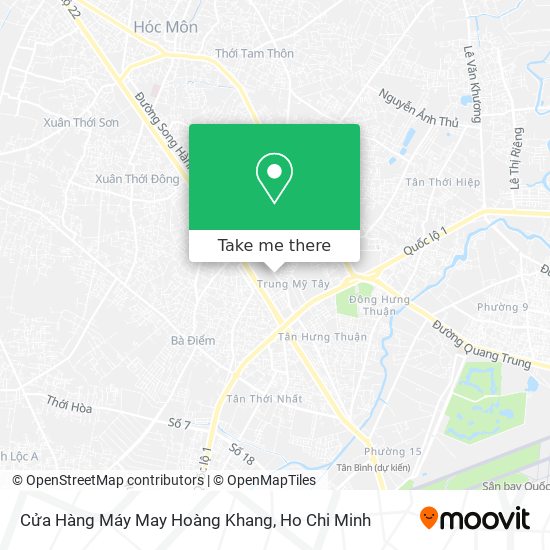 Cửa Hàng Máy May Hoàng Khang map