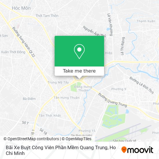 Bãi Xe Buýt Công Viên Phần Mềm Quang Trung map