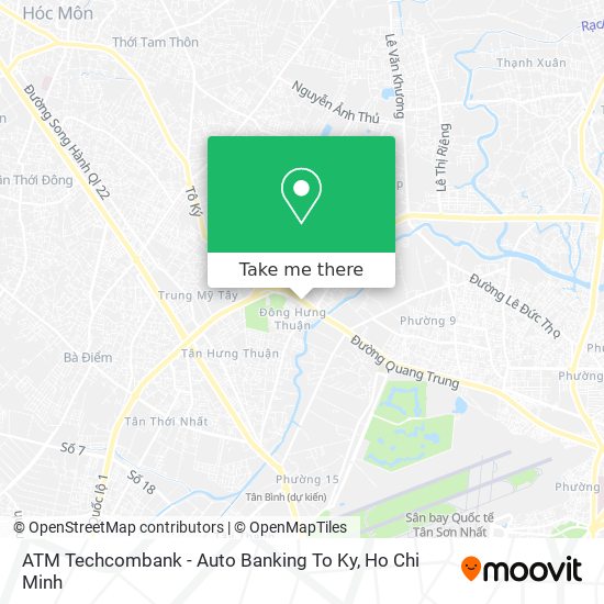 ATM Techcombank - Auto Banking To Ky map