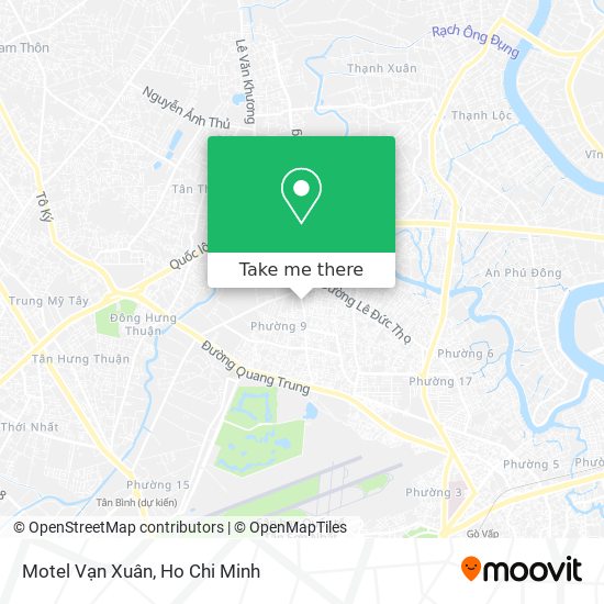 Motel Vạn Xuân map