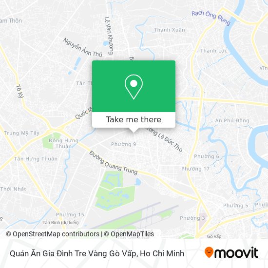 Quán Ăn Gia Đình Tre Vàng Gò Vấp map