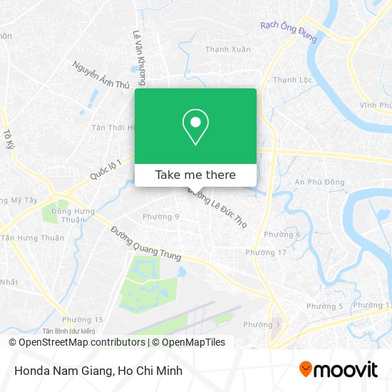 Honda Nam Giang map