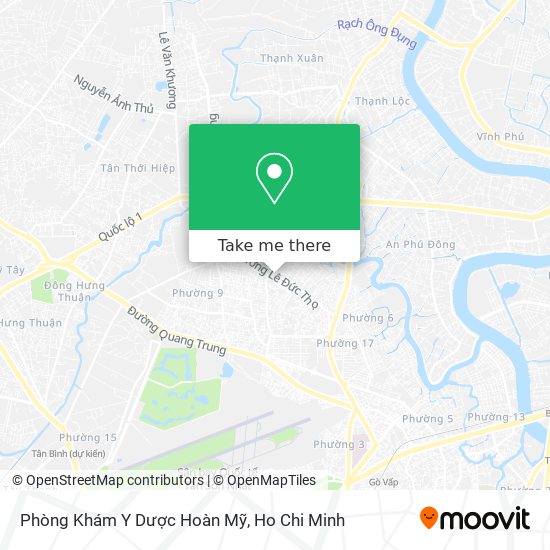 Phòng Khám Y Dược Hoàn Mỹ map