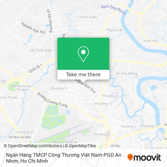 Ngân Hàng TMCP Công Thương Việt Nam-PGD An Nhơn map