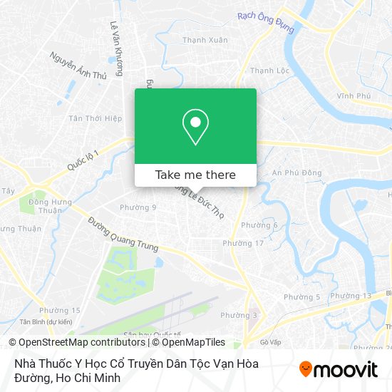 Nhà Thuốc Y Học Cổ Truyền Dân Tộc Vạn Hòa Đường map