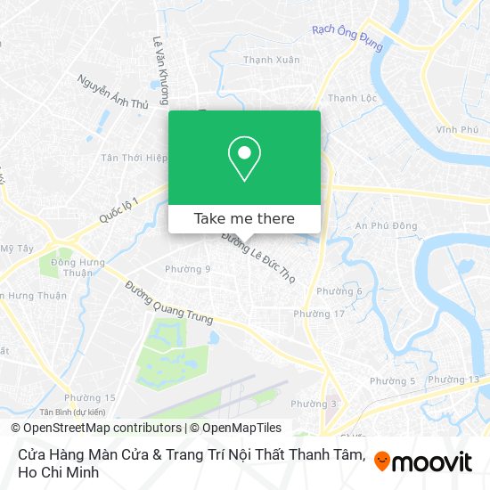 Cửa Hàng Màn Cửa & Trang Trí Nội Thất Thanh Tâm map
