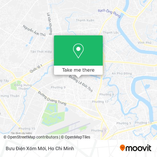 Bưu Điện Xóm Mới map