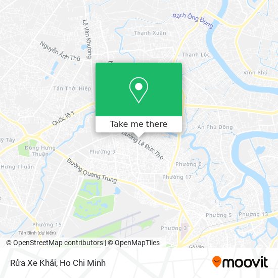 Rửa Xe Khải map