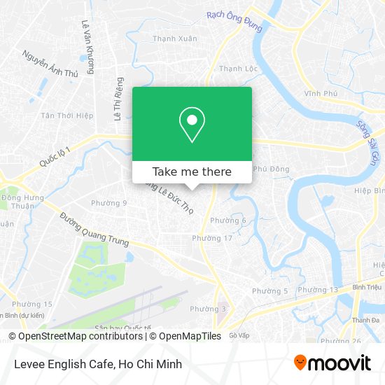 Levee English Cafe map