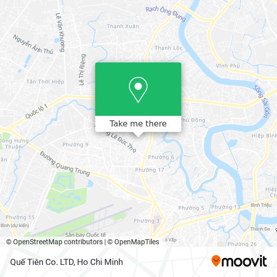 Quế Tiên Co. LTD map