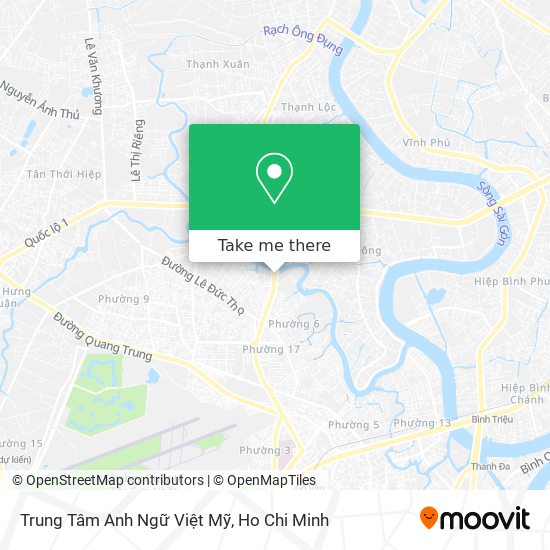 Trung Tâm Anh Ngữ Việt Mỹ map