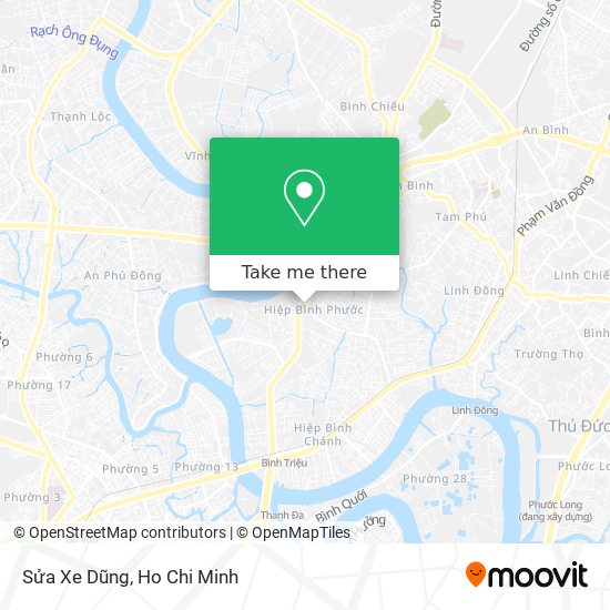 Sửa Xe Dũng map