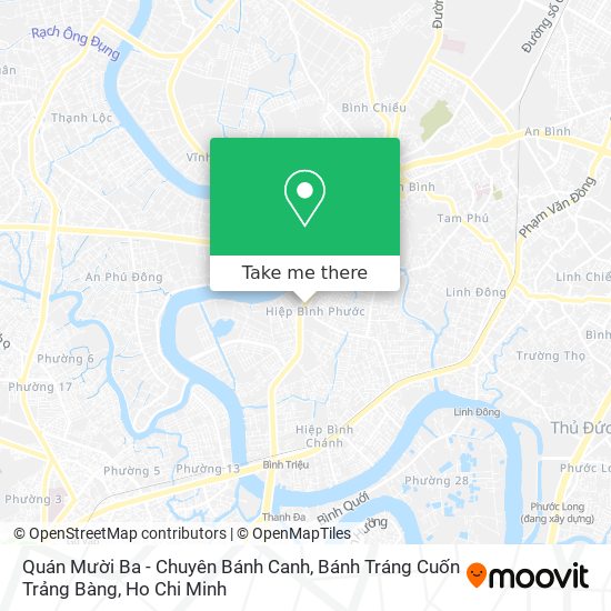 Quán Mười Ba - Chuyên Bánh Canh, Bánh Tráng Cuốn Trảng Bàng map