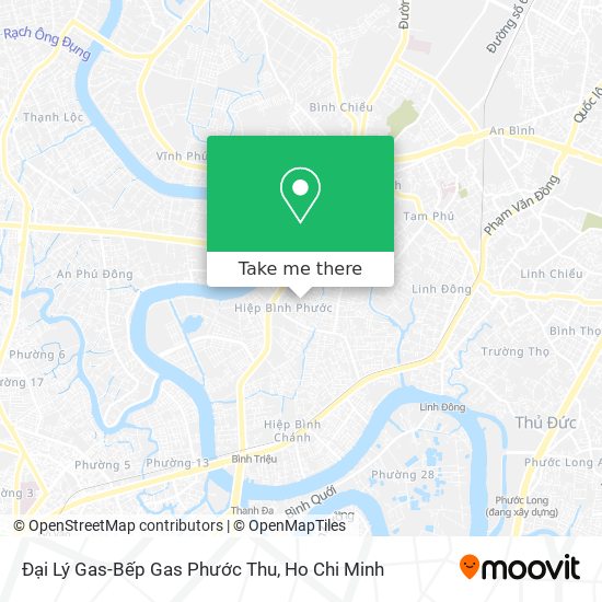 Đại Lý Gas-Bếp Gas Phước Thu map