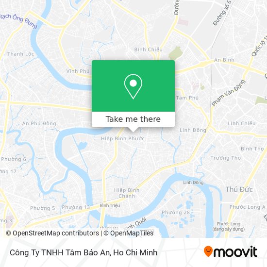 Công Ty TNHH Tâm Bảo An map