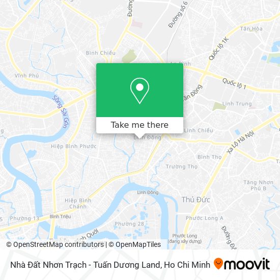 Nhà Đất Nhơn Trạch - Tuấn Dương Land map