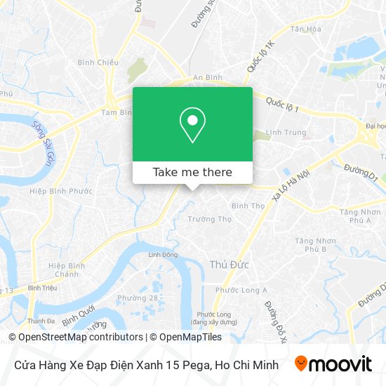 Cửa Hàng Xe Đạp Điện Xanh 15 Pega map