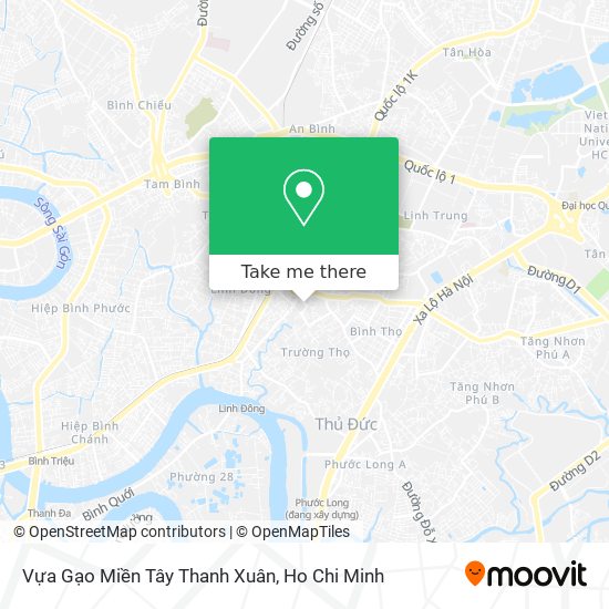 Vựa Gạo Miền Tây Thanh Xuân map